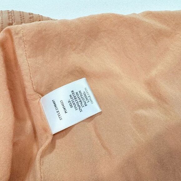 Current Air Los Angeles Dress Womens Medium Tan Striped Sleeveless A-Line - Picture 6 of 11